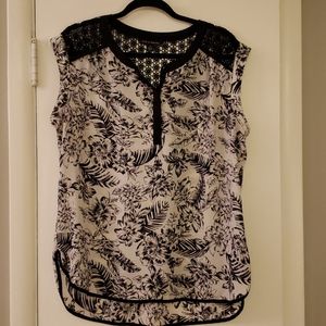 Floral patterned tank top